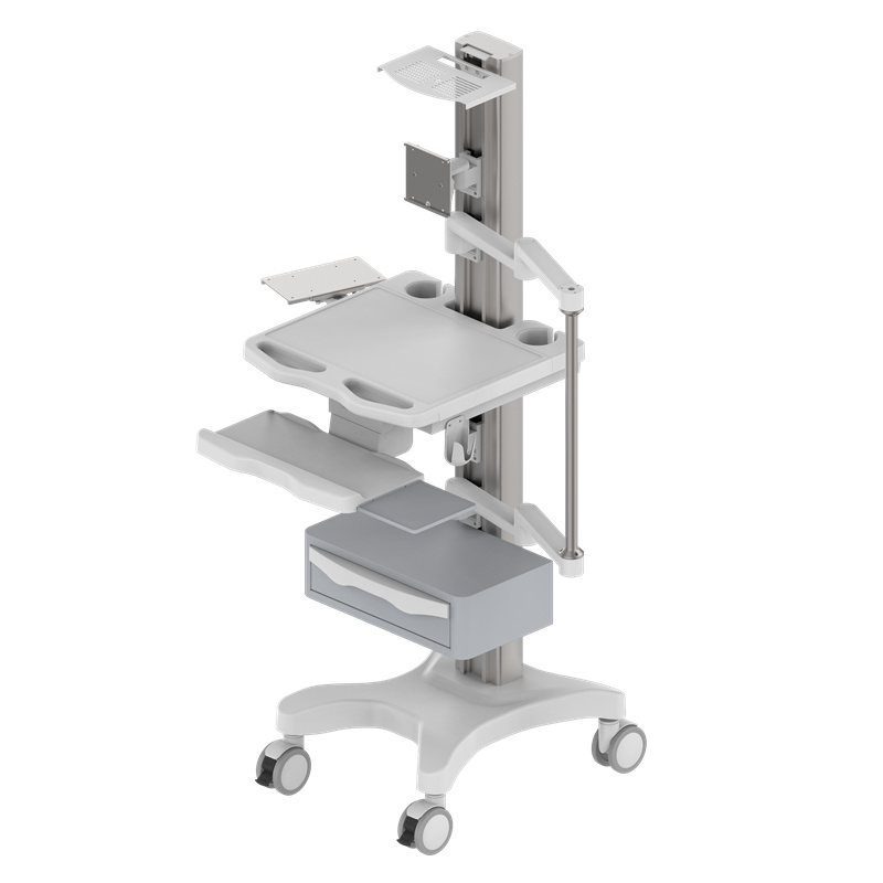 Infusion pump cart/monitor cart/monitoring system control cart