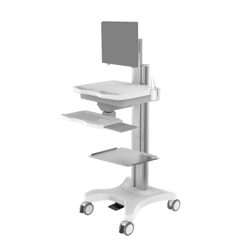 Oral mouth scanning desktop computer cart oral scanner cart – mechanical lifting-TR800